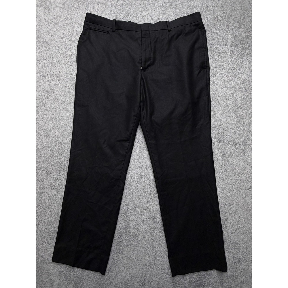 INC International Concepts Pants Mens Measured 38x28 Black Milan Slim Fit Slacks